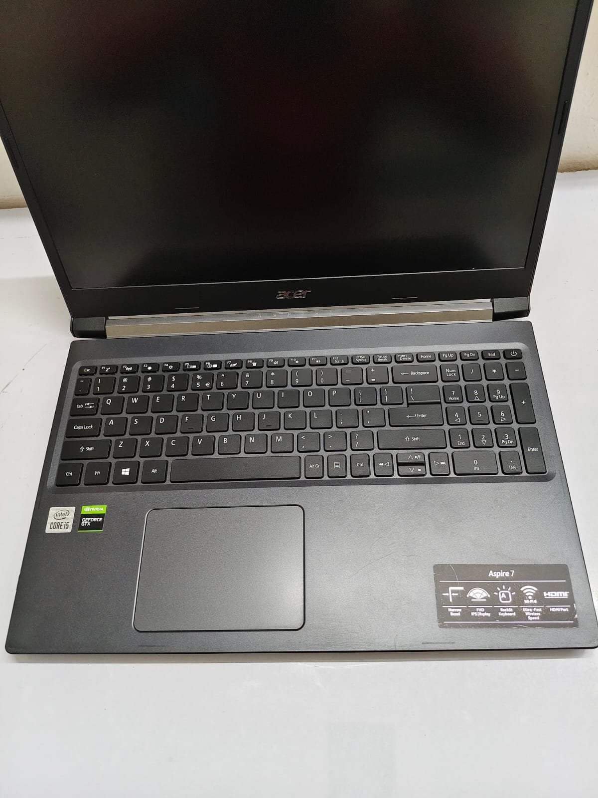 Acer Aspire A715-75G Gaming Laptop i5 10th Gen 8GB RAM 512GB SSD GTX 1650 photo 3